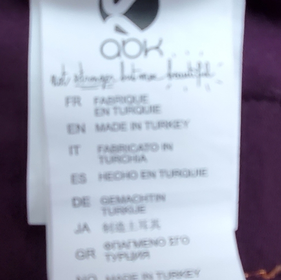 Women's abk Hooded Pullover Pink Orange Burgundy Mountain Size M Hiking Climbing - Picture 6 of 14